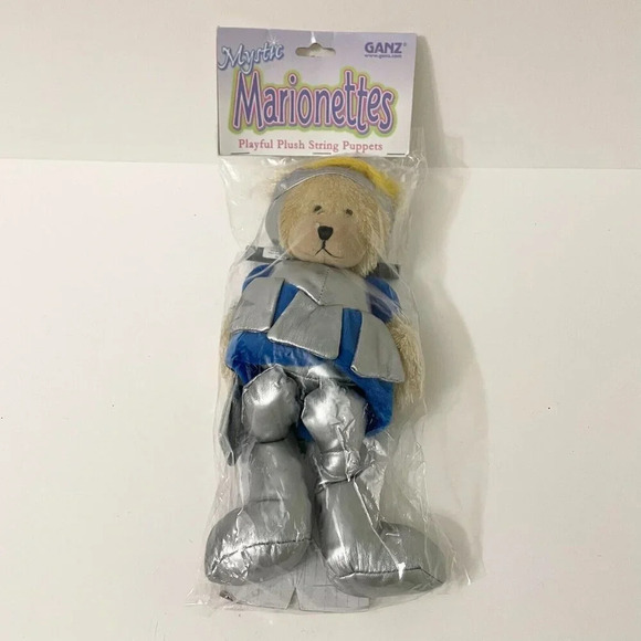 Ganz Mystic Marionettes Knightly Bear with  Sword String Puppet - Picture 1 of 15